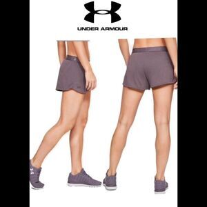 Under armour mauve mesh around shorts size small